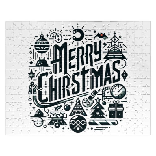 Let It Snow: Merry Christmas Glow Jigsaw Puzzles