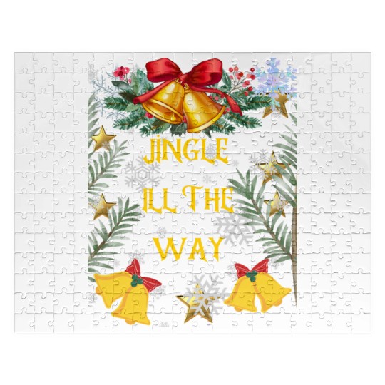 Christmas Cheer in a cup Funny Christmas on Bella Jigsaw Puzzles