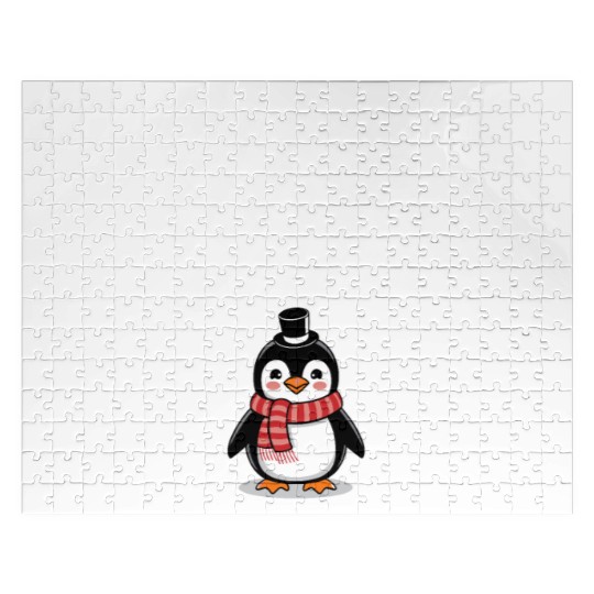 Be Here Now Mindfulness Penguin Message Jigsaw Puzzles