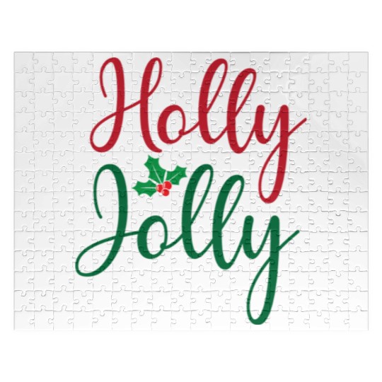 Christmas Holly Jolly Sticker Jigsaw Puzzles