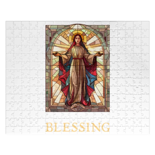 Virgin Mary Our Lady'S Blessing Jigsaw Puzzles