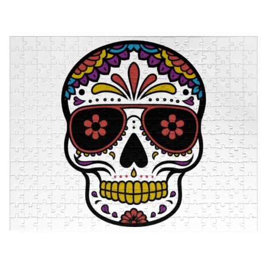 dia de los muertos Back Jigsaw Puzzles