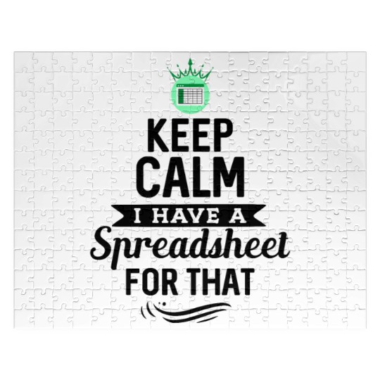 Funny Excel Spreadsheets Lover 1 Jigsaw Puzzles