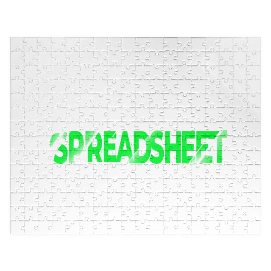 Funny Excel Spreadsheets Lover 3 Jigsaw Puzzles