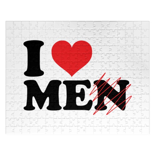 i love me not men. Funny I love myself Jigsaw Puzzles