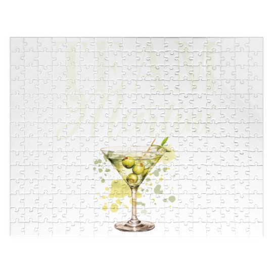 Team Martini Cocktail Bartender Jigsaw Puzzles