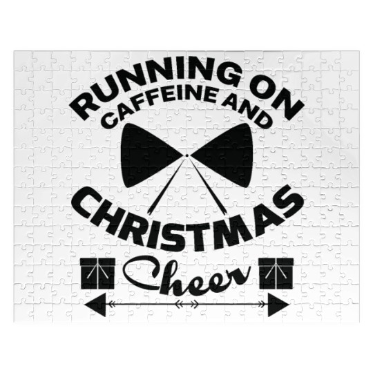 Running on caffeine and Christmas cheer Jigsaw Puzzles
