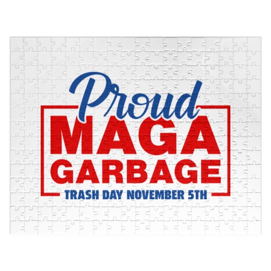 Proud Garbage For Trump 2024 Jigsaw Puzzles