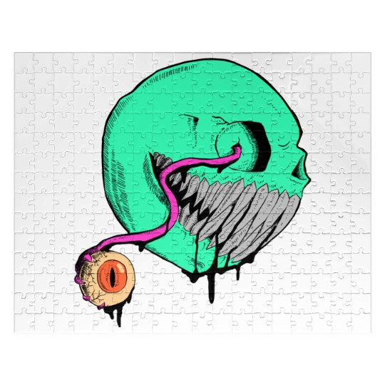 Cringe Zombie Pac Man Jigsaw Puzzles