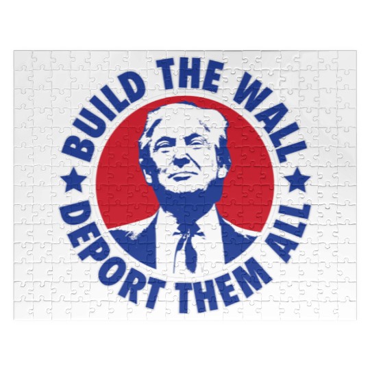Donald Trump 2024 Deport Them All President Jigsaw Puzzles