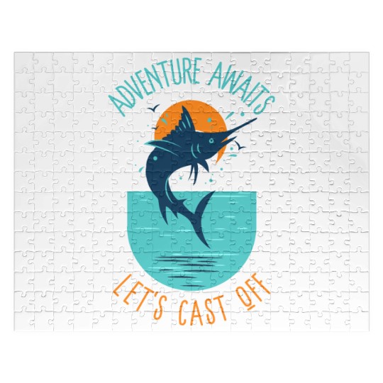 Adventure Awaits—Let's Cast Off Adventure Fishing Jigsaw Puzzles