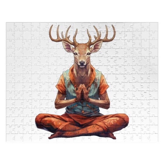 Yoga Deer Jigsaw Puzzles