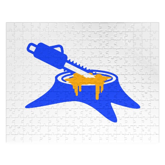 Chainsaw Tree Felling Lumberjack Forest Stump Wood Jigsaw Puzzles