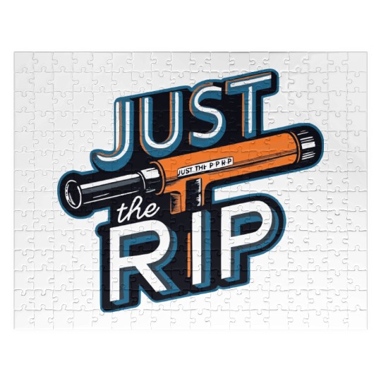 Just the Rip – Vintage welder sticker Jigsaw Puzzles