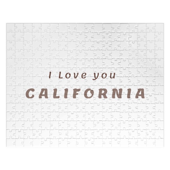 I love You California Jigsaw Puzzles
