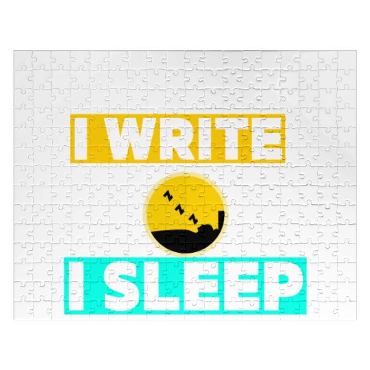 I Write I Sleep Funny Crime Writing Jigsaw Puzzles