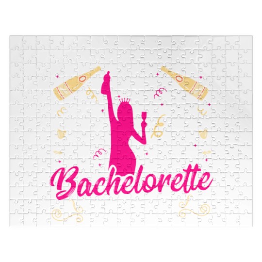 Bridal Party Wedding I Survived My Bachelorette Jigsaw Puzzles