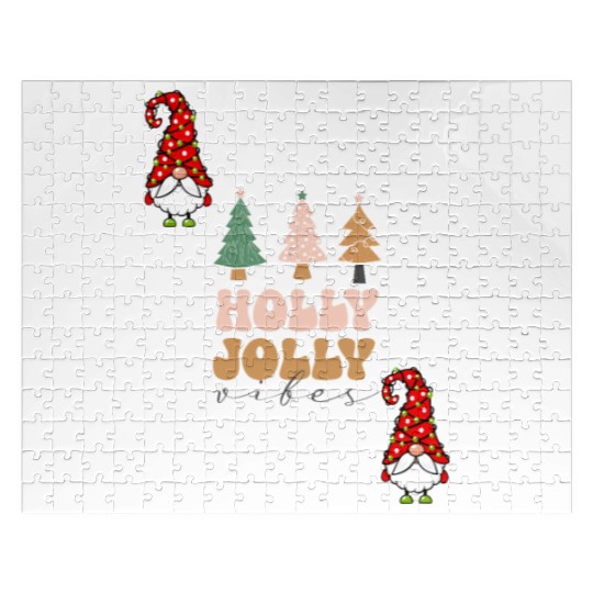 Holly Jolly Vibes Jigsaw Puzzles