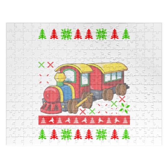 Christmas Kids Train Jigsaw Puzzles