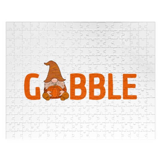 GOBBLE TURKEY PODIATRIST FUNNY THANKSGIVING Jigsaw Puzzles