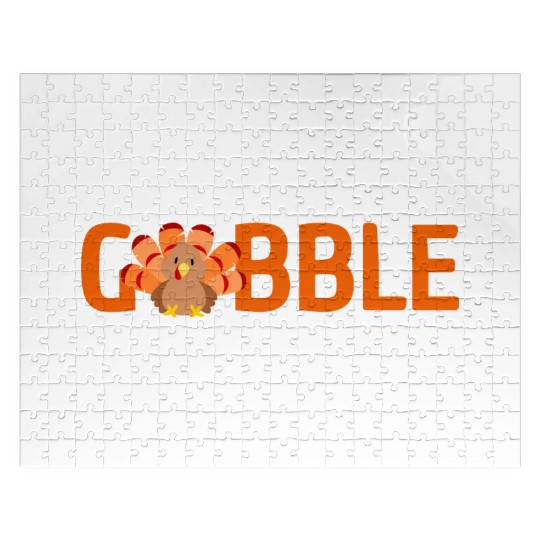 GOBBLE TURKEY PODIATRIST FUNNY THANKSGIVING Jigsaw Puzzles