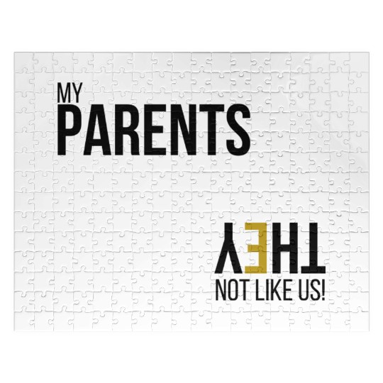 My Parents Not like us - Blk Jigsaw Puzzles
