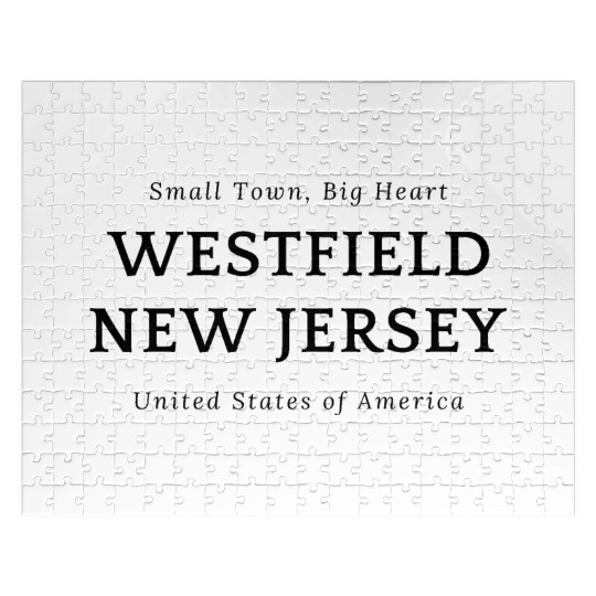 Small Town Big Heart Westfield Nj Jigsaw Puzzles