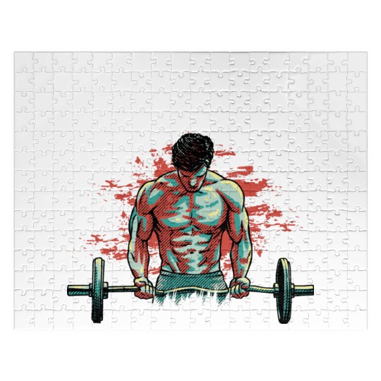 Rip It Wing It Funny Workout Humor Gym Sayings Fit Jigsaw Puzzles
