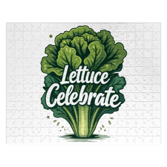 Funny Food Art: Lettuce Romaine Salad for Salad Jigsaw Puzzles
