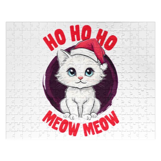 Ho Ho Ho, Meow Meow: Cute Christmas Cat Jigsaw Puzzles
