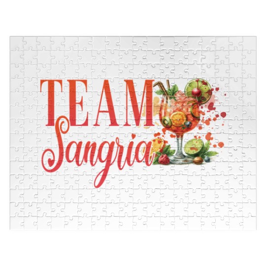 Cocktail Bartender Team Sangria Jigsaw Puzzles