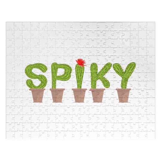 Spiky Cactus Jigsaw Puzzles