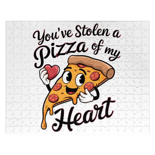 You've Stolen a Pizza of My Heart Jigsaw Puzzles