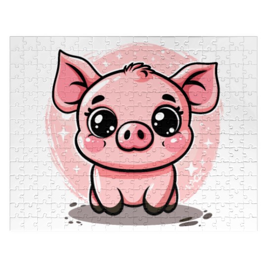 Cute Little Piggy Piglet Jigsaw Puzzles