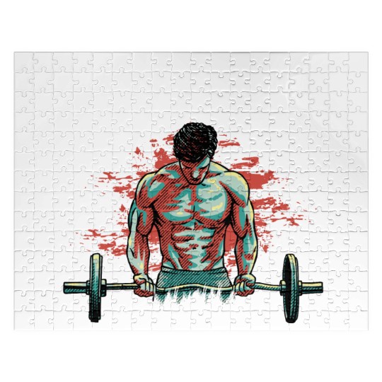 Funny Workout Motivational Quote Gym Jigsaw Puzzles