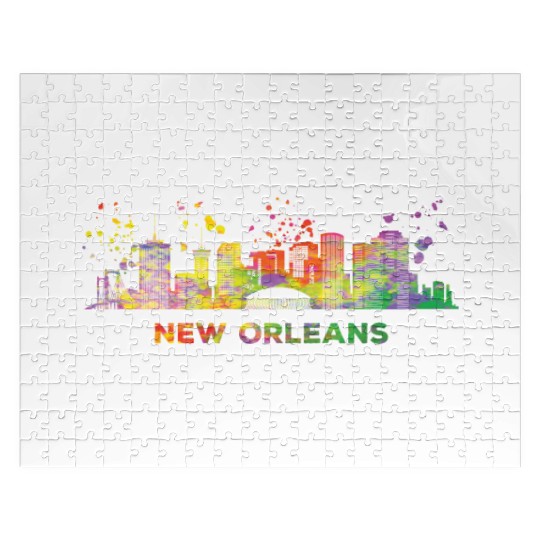 New Orleanian Skyline New Orleans Jigsaw Puzzles
