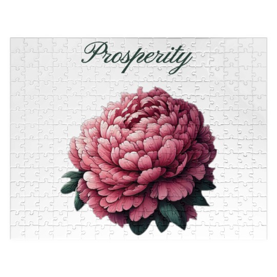 Peony of Prosperity: A Symbol of Wealth Jigsaw Puzzles
