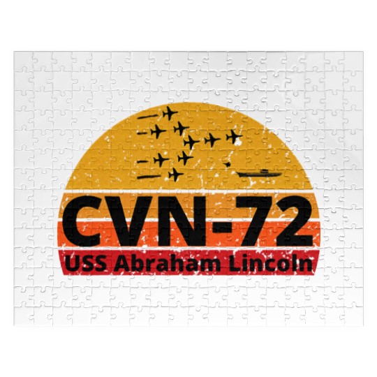US Aircraft Carrier CVN 72 USS Abraham Lincoln Jigsaw Puzzles
