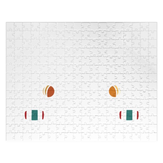 I beat people with a stick Croquet player Jigsaw Puzzles