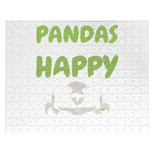 Pandas Make Me Happy Panda Bear Friend Lover Jigsaw Puzzles
