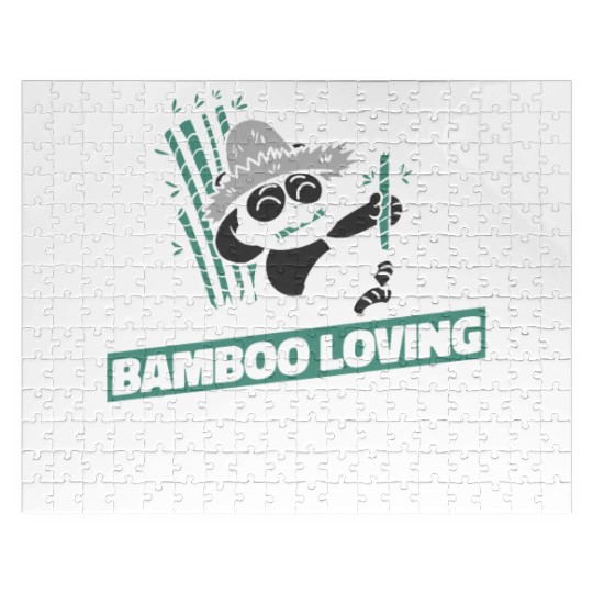 Bamboo Loving Cutie Panda Bear Friend Giant Panda Jigsaw Puzzles
