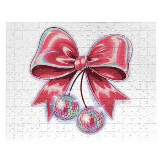 Bow Christmas, Merry Christmas Jigsaw Puzzles