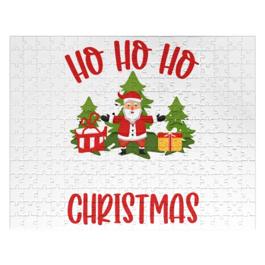 HOHOHO MERRY CHRISTMAS Jigsaw Puzzles