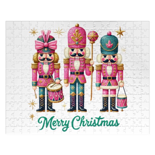 Glitter Nutcracker Friends, Merry Christmas Jigsaw Puzzles