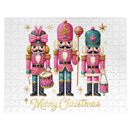 Glitter Nutcracker Friends, Merry Christmas Jigsaw Puzzles