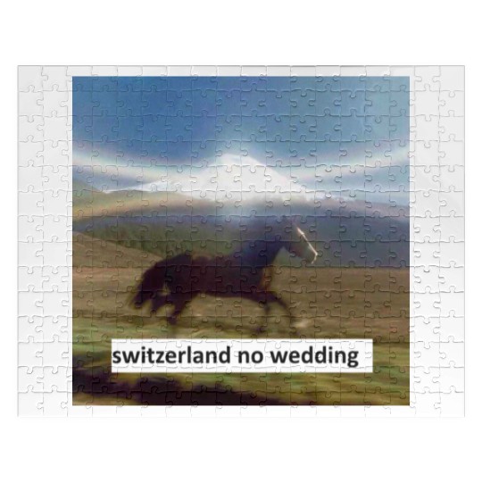 horse switzerland no wedding Jigsaw Puzzles