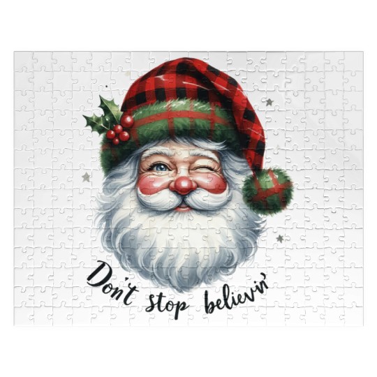 Don t Stop Believin, Santa Christmas Jigsaw Puzzles