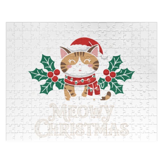 Christmas meow Jigsaw Puzzles