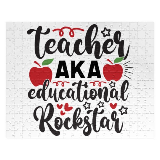 Teacher AKA education rockstar Jigsaw Puzzles