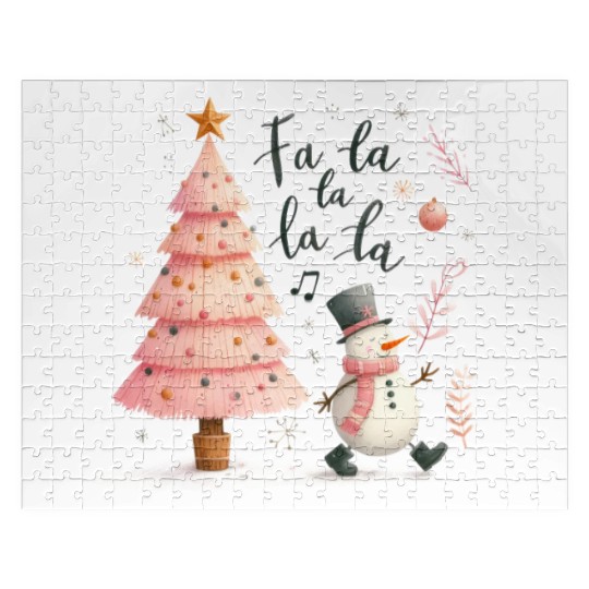 Fa La La La La, Merry Christmas Jigsaw Puzzles